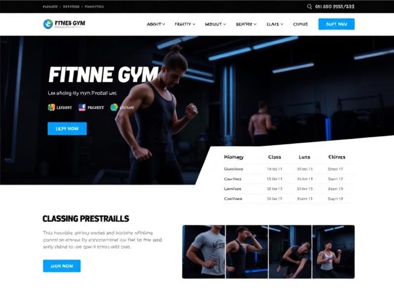 Fitness — Iron District website by SiteForge
